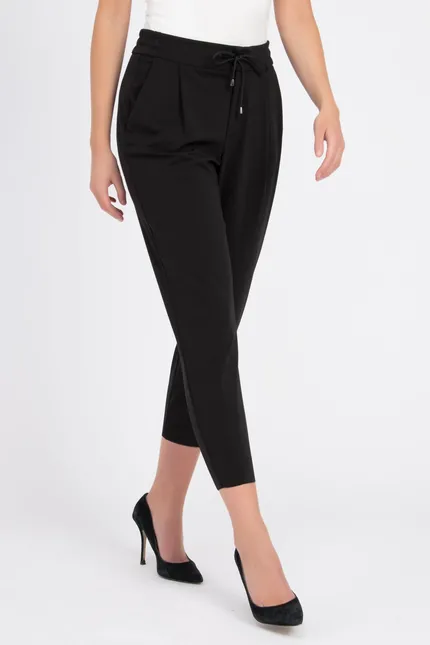 Recover Pants Legere Bundfaltenhose in SCHWARZ Artikelnummer REC-13005-3875-990